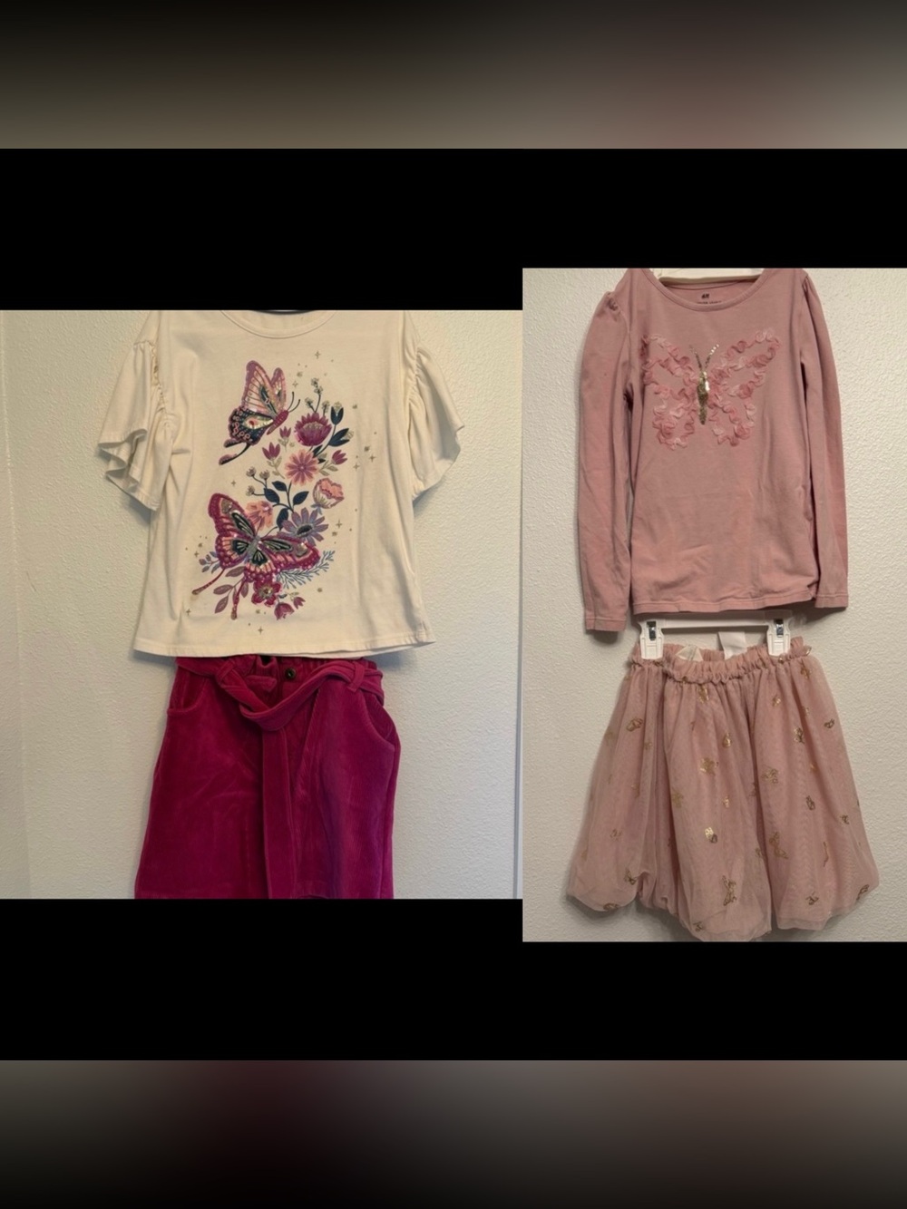 TWO sets. Two tops and two skirts. Isaac Mizrahi and H&M